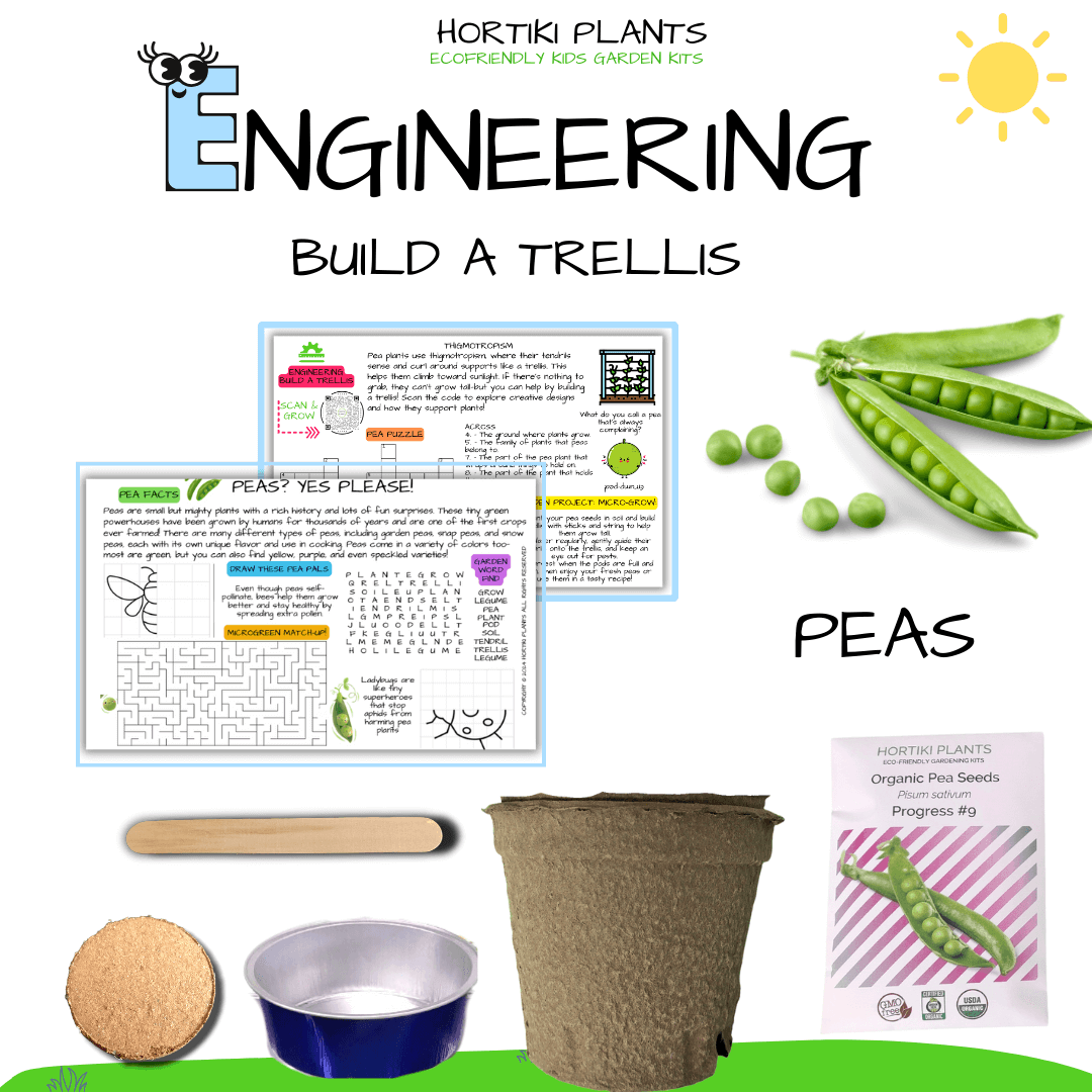 Peas Card + Grow Kit (Egineering - STEAM Series)