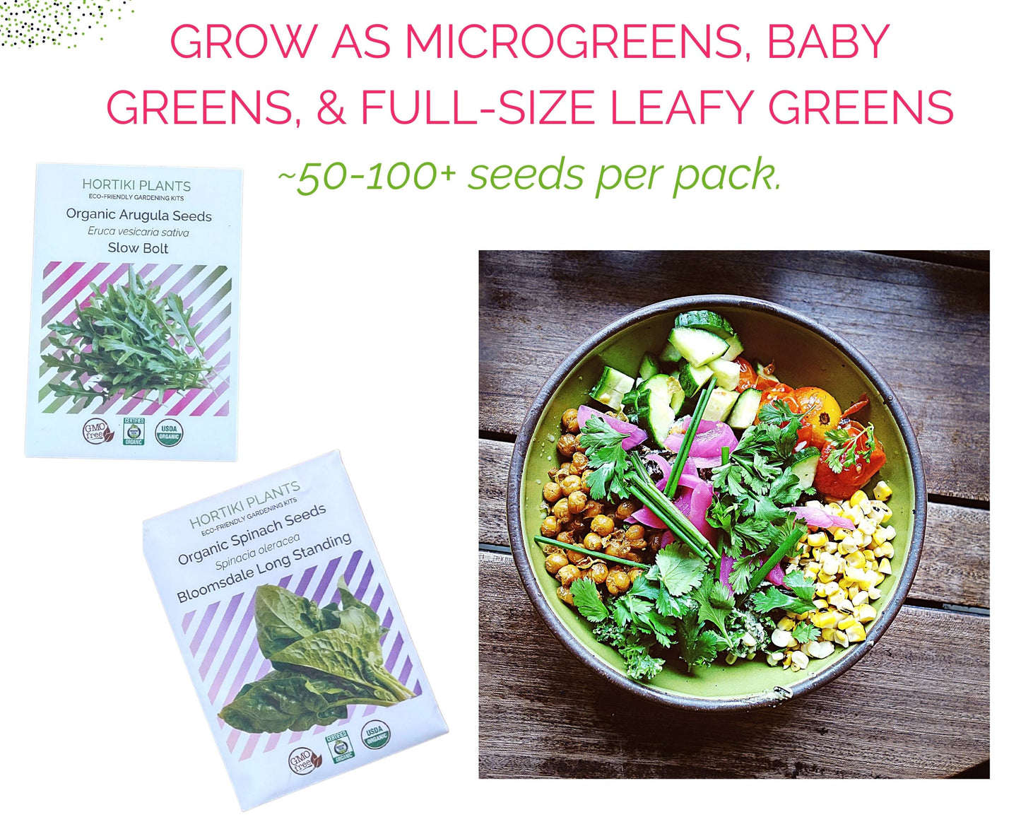 Organic Leafy Greens Starter Kit - Corporate Gift