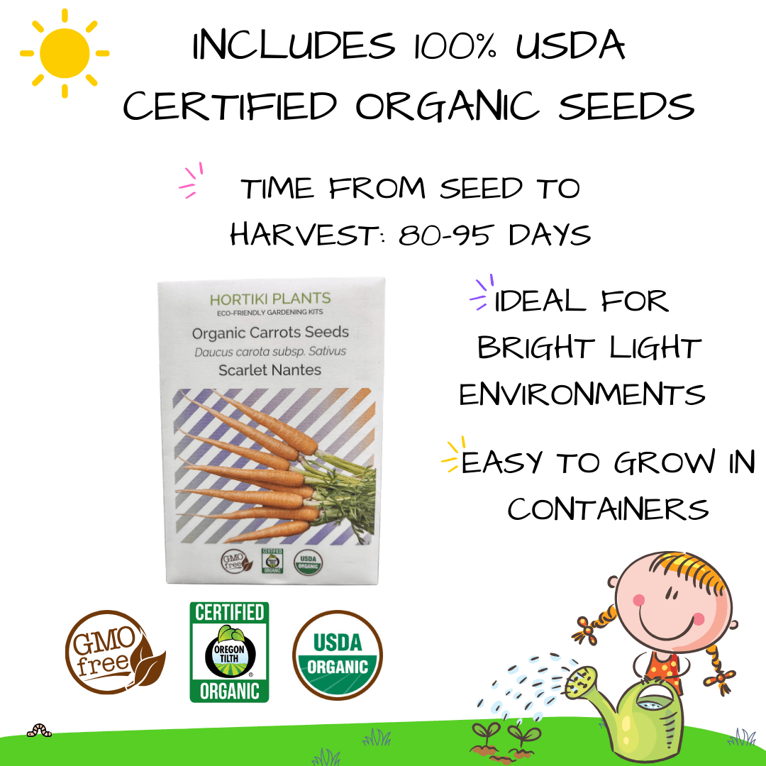 Carrots Card + Grow Kit (Math -STEAM Series)