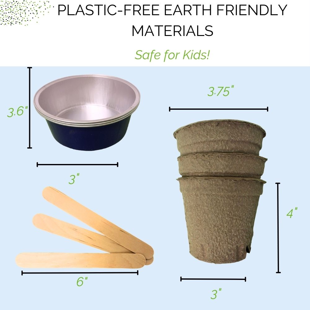 Kids Organic Garden Kit (MultiOrder Discount) - Broccoli Carrot Pea