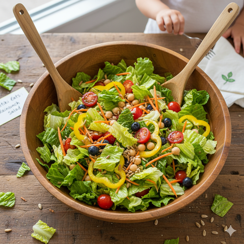 Kids Rainbow Crunch Salad 🌈