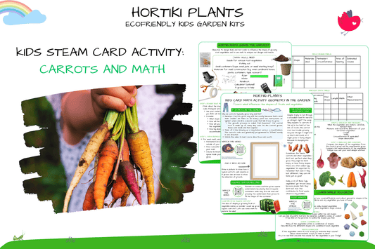 Kids STEAM Card: Carrots Math Activity