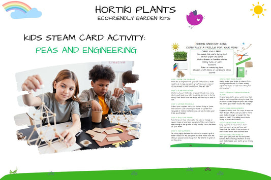 Kids STEAM Card: Peas Engineering Activity