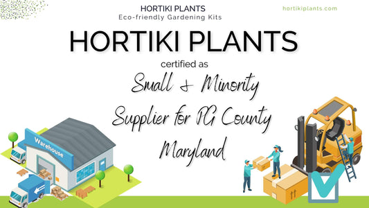 Hortiki Plants Receives Small and Minority Business Certifications from Prince George’s County, Maryland