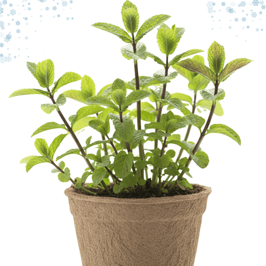 Grow and Bake: Kids Organic Mint Garden Kit (Winter Holiday Edition)