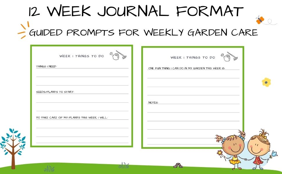 ✨NEW! 130-page Kids Garden Journal (Multiorder Discount)
