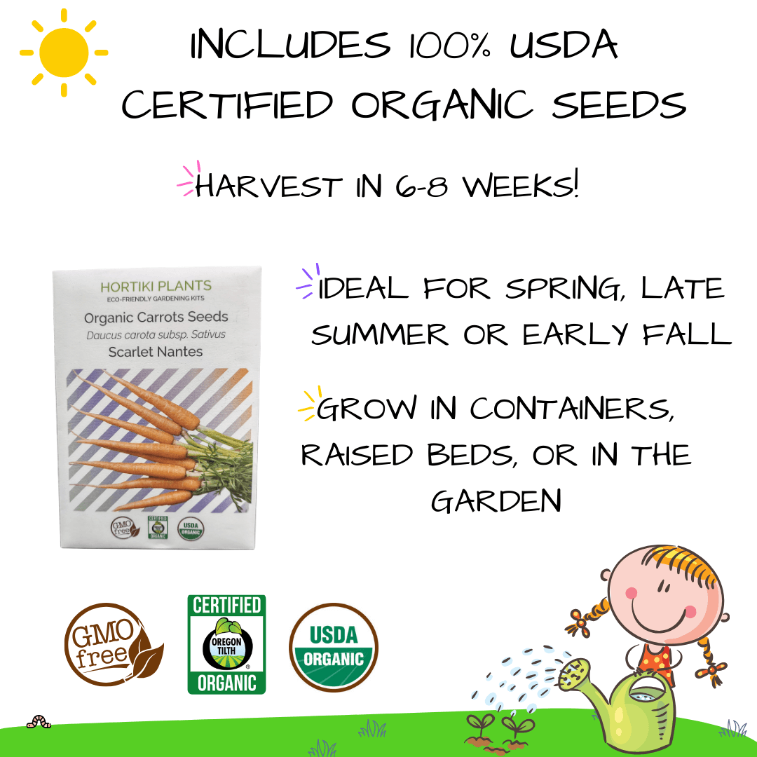 🥕Carrots STEAM Activity Seed Cards (Sold in Bundles of 5)