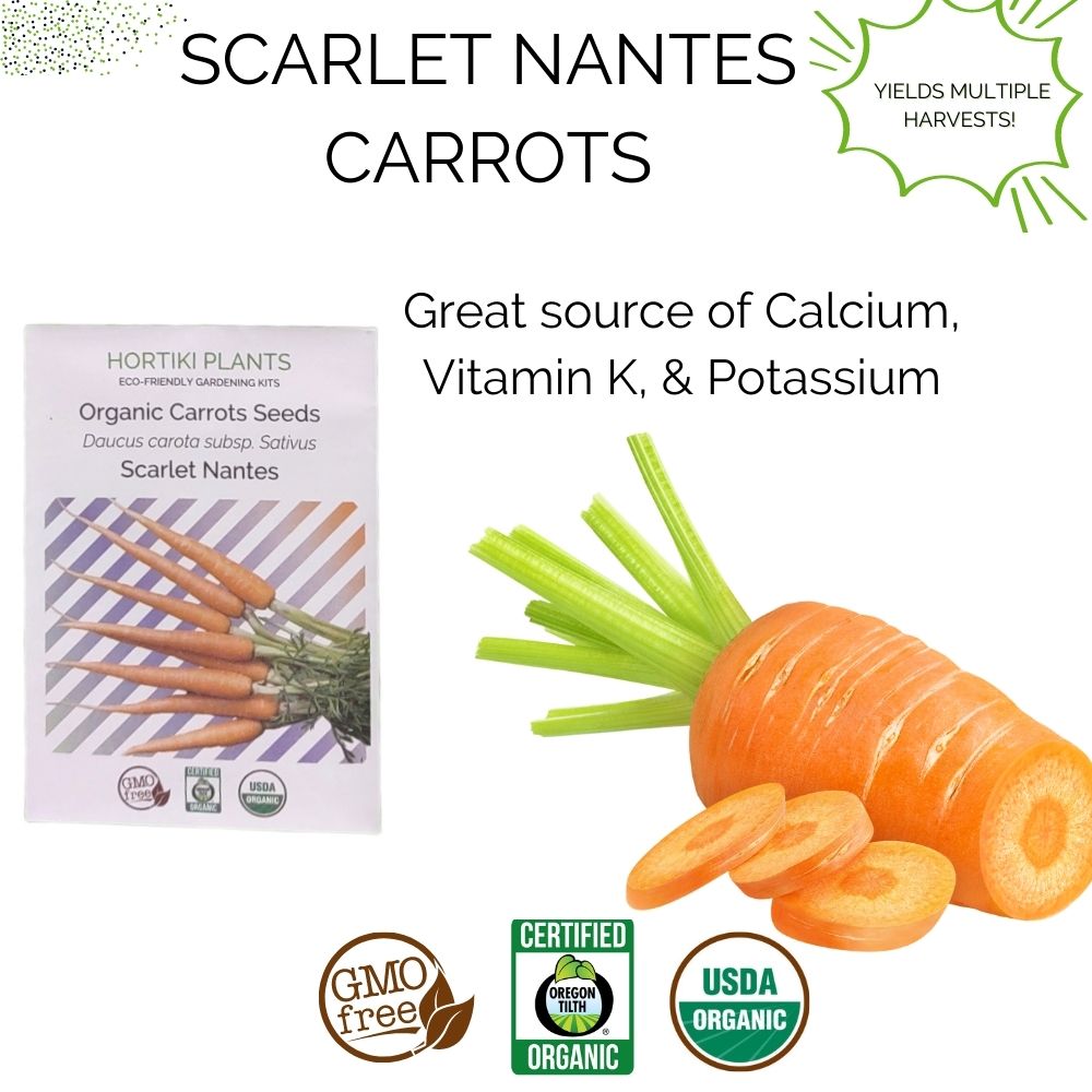 Organic Carrots Garden Kit