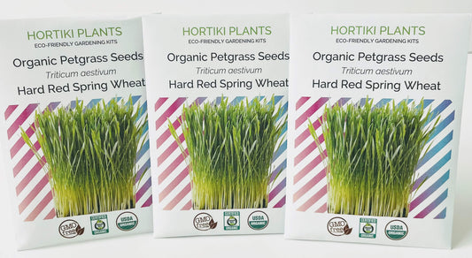 Seed Refill: Organic Cat Grass - Dog Grass - Pet Gift - 100% Certified Organic Seeds