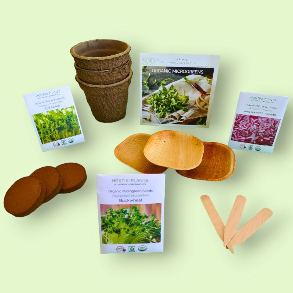 Organic Microgreens Container Garden Kit