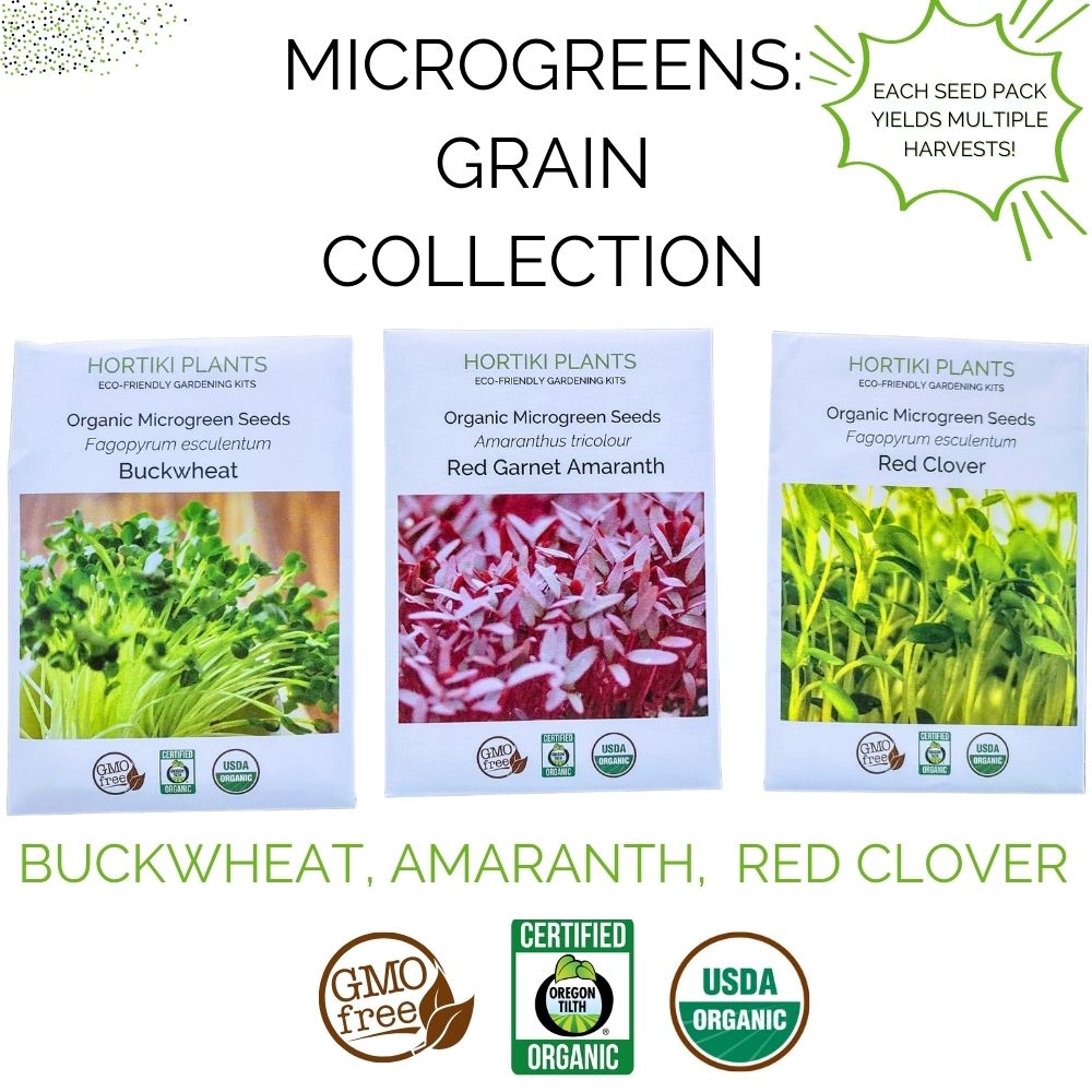 Organic Microgreens Container Garden Kit