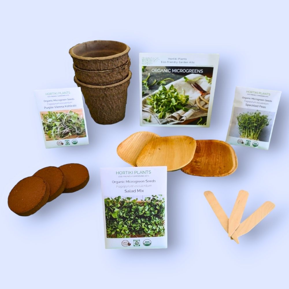 Organic Microgreens Container Garden Kit