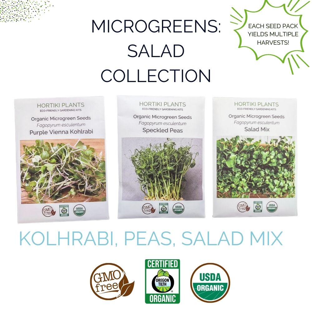 Organic Microgreens Container Garden Kit