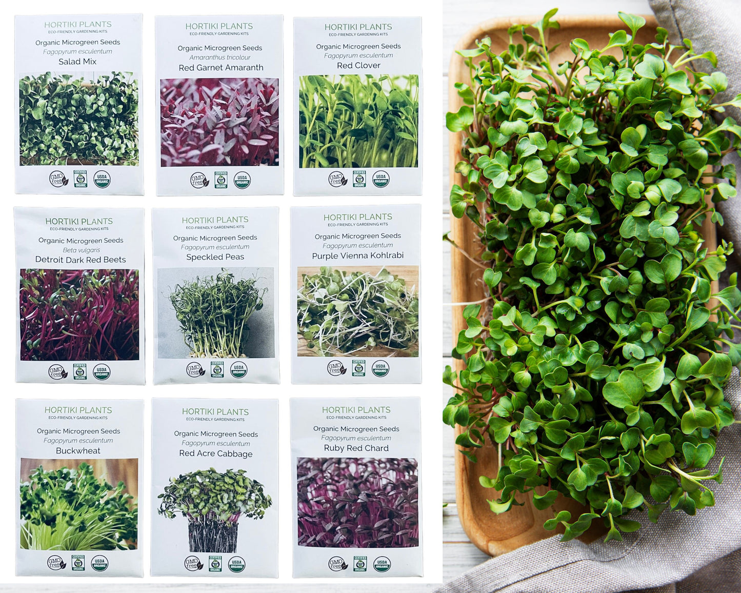 Mega Microgreens! Organic Seed Collection