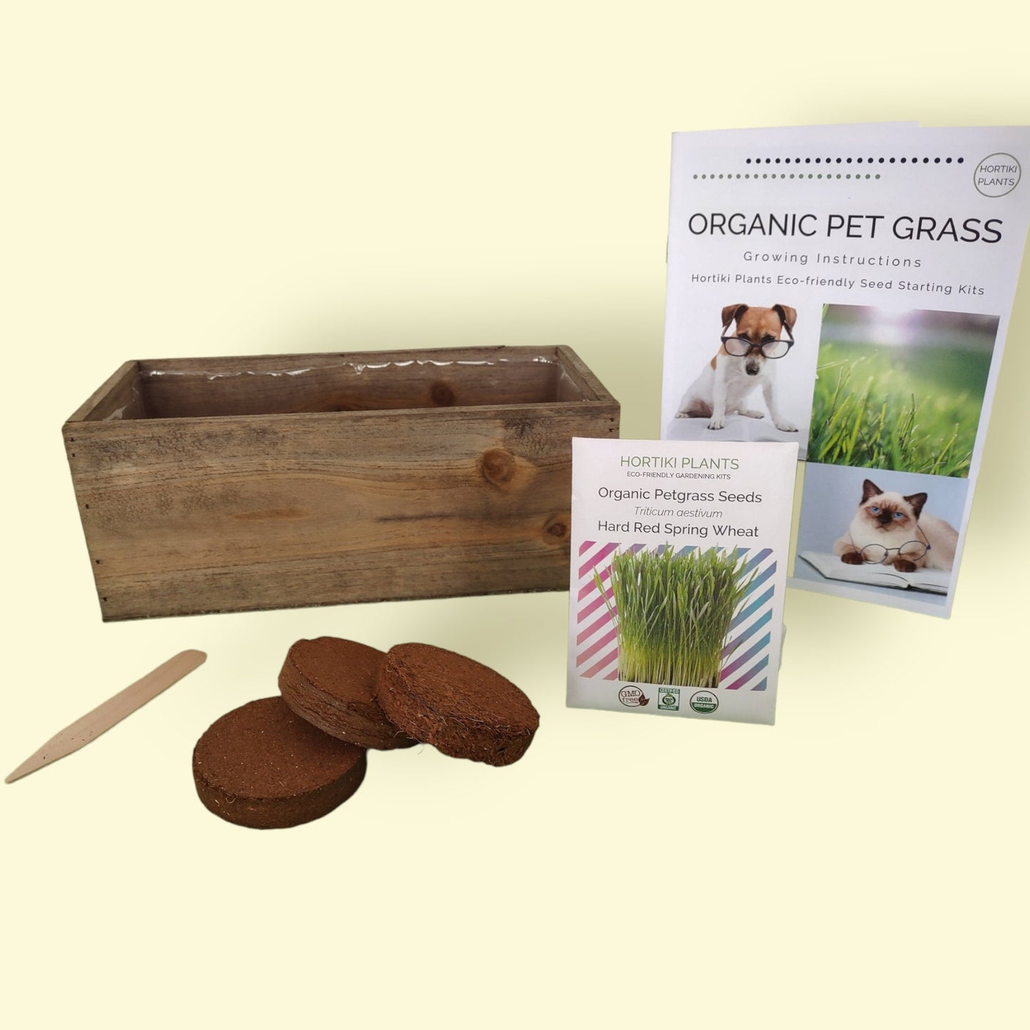 Organic Cat Grass Kit